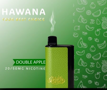 سحبة جاهزة هوانا 6500 نكهة تفاحتين