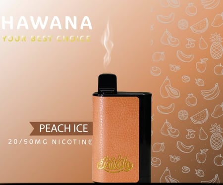 سحبة جاهزة هوانا 6500 نكهة خوخ ايس