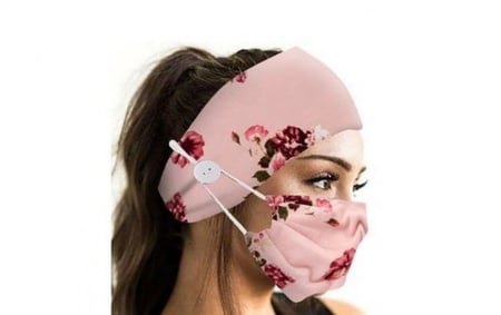 كمامة مع ربطة رأس ماسك للقناع  Face mask with Headband mask Hook