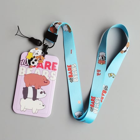 حامل بطاقة الدبب الثلاثة ID Holder\Badge 3 Bears
