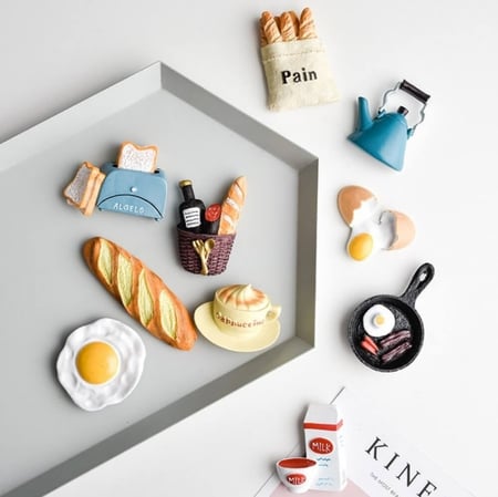 أشكال مغناطيس الثلاجة