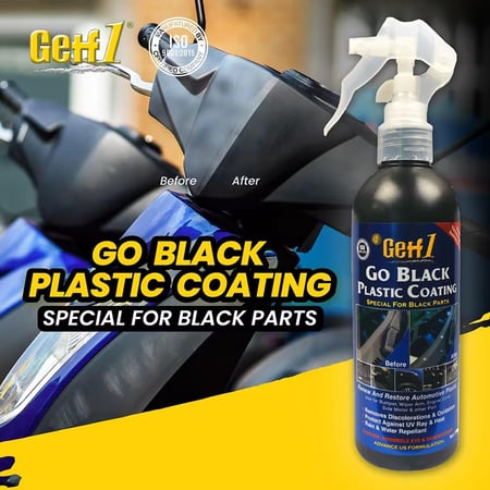 ملمع القطع البلاستيكية Go black Plastic coating