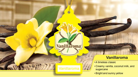 عطر سيارة للجو من ليتل تري رائحة الفانيلا - 6 قطع Little Tree Air Freshener