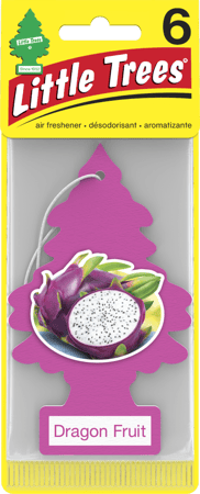 عطر سيارة للجو من ليتل تري رائحة فاكهة دراجون - 6 قطع Little Tree Air Freshener