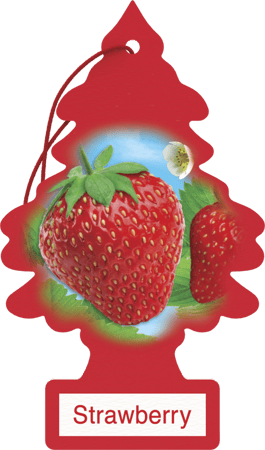 عطر سيارة للجو من ليتل تري رائحة الفروالة - 6 قطع Little Tree Air Freshener