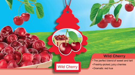 عطر سيارة للجو من ليتل تري رائحة الكرز - 6 قطع Little Tree Air Freshener