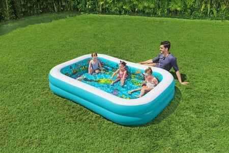مسبح ثلاثي الأبعاد "مغامرة تحت البحر"2.62 م × 1.75 م × 51 سم– "Bestway 3D Pool – Undersea Adventure"