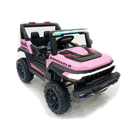 سيارة كهربائية للأطفال بشكل جيب رباعية الدفع  2محركات 12 فولت