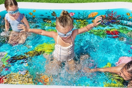 مسبح ثلاثي الأبعاد "مغامرة تحت البحر"2.62 م × 1.75 م × 51 سم– "Bestway 3D Pool – Undersea Adventure"