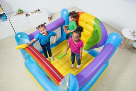 نطاطة الأطفال القابلة للنفخ 86سم×66سم×25سم  Bestway Scrub-A-Dub Baby Tub