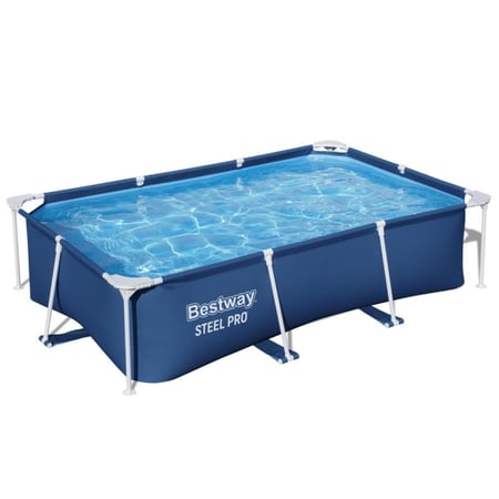 مسبح مستطيل عائلي 2.59م×1.66م×61سم  Bestway Steel Pro