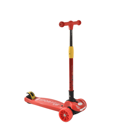 سكوتر بثلاث عجلات مع مقبض قابل للتعديل