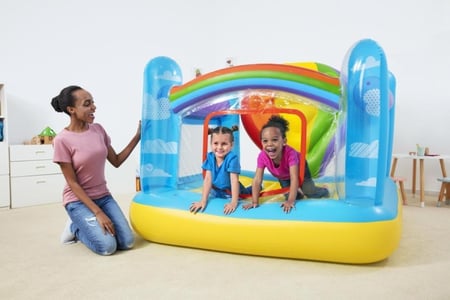 نطاطة الأطفال القابلة للنفخ 86سم×66سم×25سم  Bestway Scrub-A-Dub Baby Tub