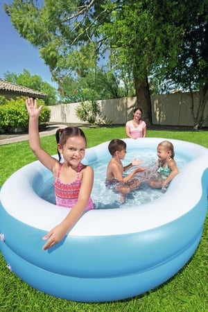 مسبح العائلة القابل للنفخ  2.62م ×1.57م× 46 سم – Bestway Big Lagoon Family Pool