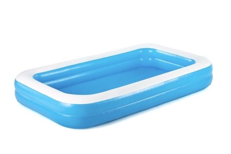 مسبح عائلي مستطيل أزرق 3.05 م × 1.83 م × 46 سم – Bestway Blue Rectangular Family Pool