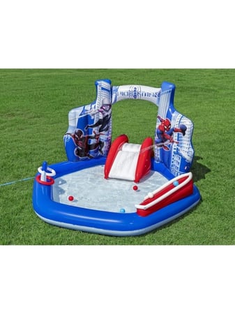 ملعب مائي للأطفال من بيست واي – مارفل سبايدرمان 221 سم × 206 سم × 127 سم