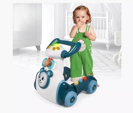 مشاية وسكوتر "الكنغر المرح" 2 في 1 - رفيق طفلك في كل خطوة ومغامرة!