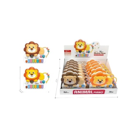 بيانو موسيقي على شكل أسد ..12 حبة..