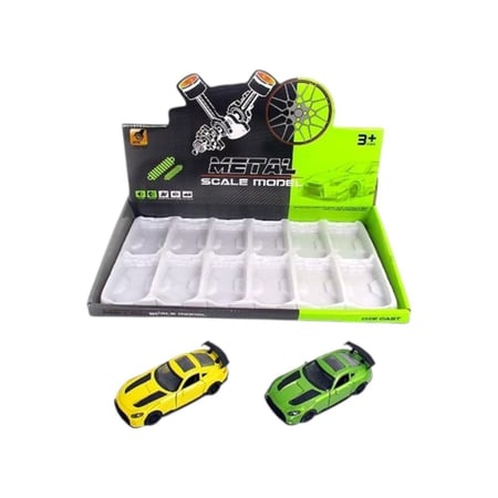 سيارة رياضية معدنية   .. 12 حبة ..