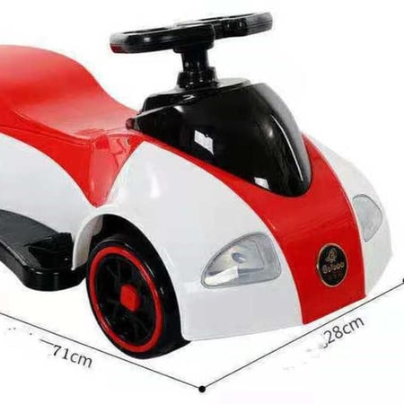 سيارة كهربائية أطفال عالية الجودة متعددة الأغراض  مع مقود للتأرجح وموسيقى وإضاءة