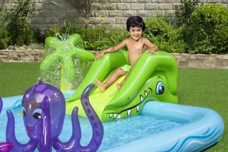 ملعب الديناصورات المائي  2.39 م × 1.91 م  – Bestway Dinosaur Play Center