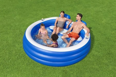مسبح العائلة الفاخر  2.31×2.31×79سم– Bestway Splash Paradise Family Pool