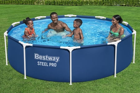 مسبح العائلة "ستيل برو" من Bestway - متعة صيفية نقية وثبات لا يضاهى!
