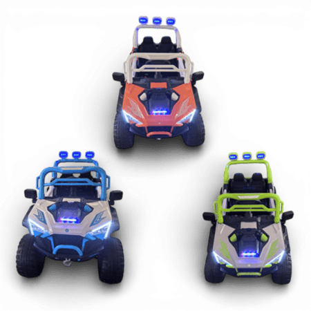 سيارة المغامرات الكهربائية "روك ستار" - 12 فولت ومحركين