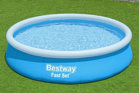 "مسبح سريع النفخ مع مضخة فلتر   3.66م×76سم  Bestway Fast Set