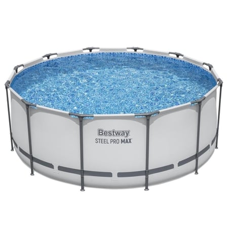 مسبح ستيل برو ماكس الدائري مع ملحقات كاملة  (3.66m x 1.22m)  Bestway Steel Pro MAX Round Pool