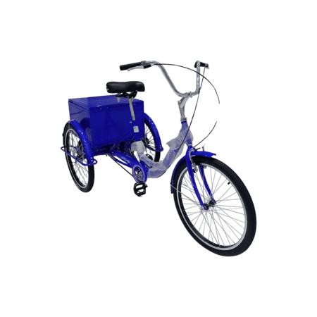 دراجة 3 عجلات بصندوق مقاس 24