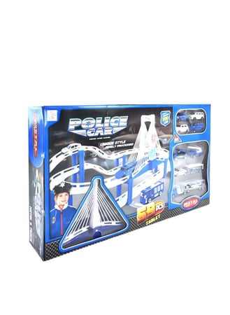 لعبة بناء جسر سيارات الشرطة