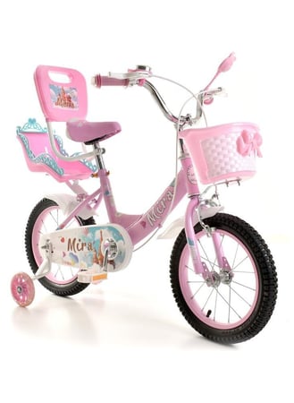 دراجة مع عجلتين مقاس 14 بوصة