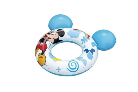 طوق سباحة ميكي سبلاش بال للأطفال 76 سم — Bestway Mickey Splash Pal Kids' Swim Tube