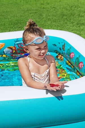 مسبح ثلاثي الأبعاد "مغامرة تحت البحر"2.62 م × 1.75 م × 51 سم– "Bestway 3D Pool – Undersea Adventure"