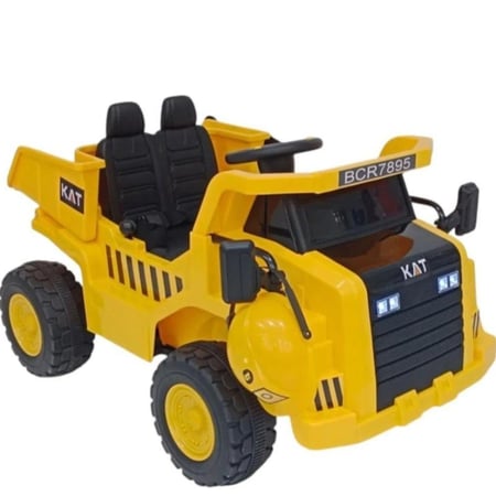 شاحنة تفريغ قلّاب كهربائية للأطفال 12 فولت