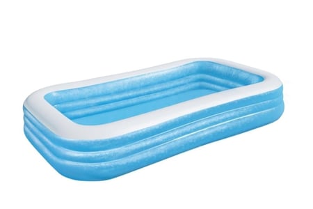 مسبح عائلي مستطيل أزرق  3.05 م × 1.83 م × 56 سم – Bestway Blue Rectangular Family Pool