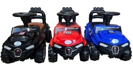 سيارة الأطفال بدفع - تصميم عالي الجودة وآمن