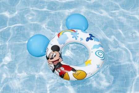 طوق سباحة ميكي سبلاش بال للأطفال 76 سم — Bestway Mickey Splash Pal Kids' Swim Tube