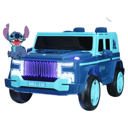 سيارة كهربائية للأطفال بشخصية "ستيتش 12V  و 4 محركات