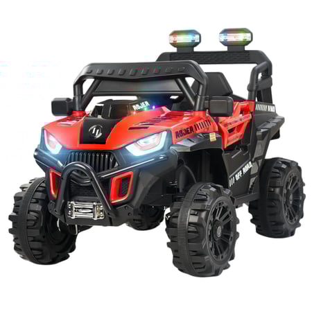 سيارة أطفال كهربائية بتصميم جييب مزود بمحركين و12 فولت