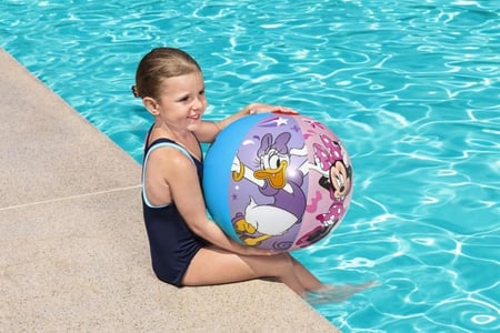 كرة شاطئ برسومات ملونة لشخصيات ديزني الكرتونية — Bestway Mickey & Friends Beach Ball