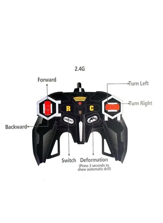 لعبة سيارة سباق بريموت كنترول مع الاضائة والموسيقي