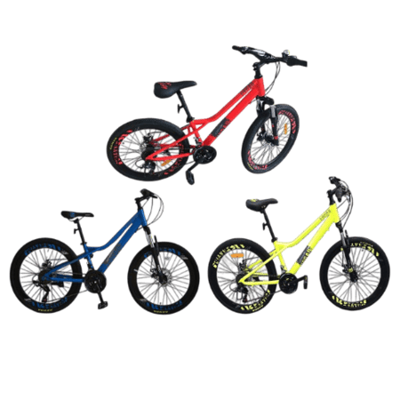 دراجة جبلية مقاس 26" بإطار ألومنيوم ونظام تعليق