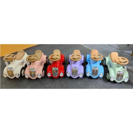 سيارة موازنة للأطفال من عمر 1-3 سنوات مشاية للأطفال الرضع سيارة يو-يو انزلاقية بأربع عجلات للأطفال بدون دواسات