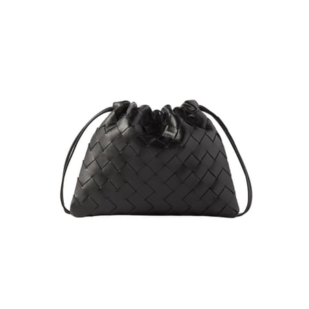 شنطة بوتيغا BOTTEGA VENETA Intrecciato leather pouch