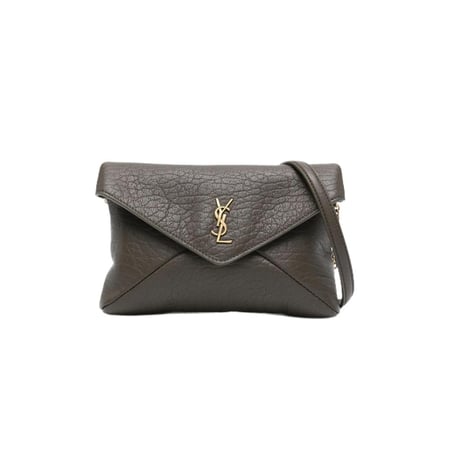 شنطة سان لوران SAINT LAURENT Cassandre Chain Clutch in Lambskin Leather