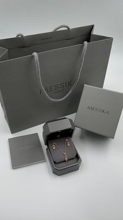 سلسال ميسيكا ذهبي