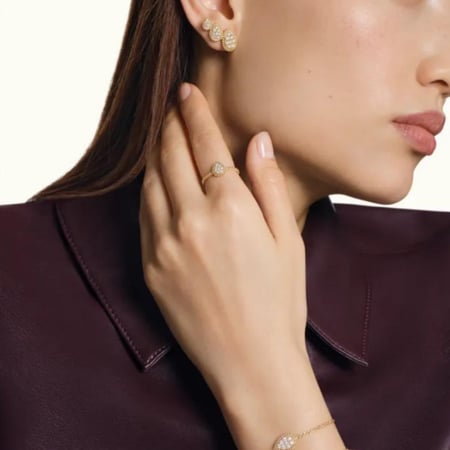 حلق بوشرون ذهبي