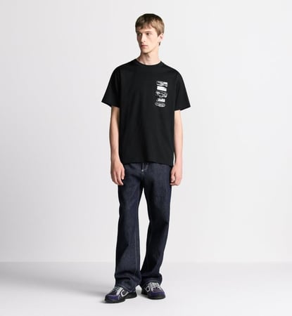 تيشيرت ديور Dior Archives Labels T-Shirt, Relaxed Fit